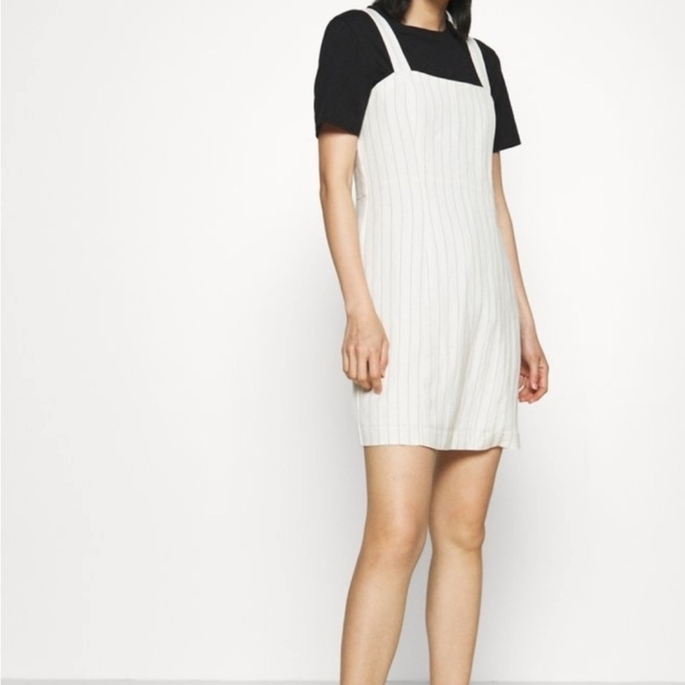 Club Monaco pinstripe mini dress. - Picture 2 of 8